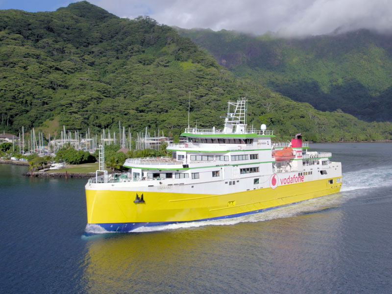 Le navire à Moorea